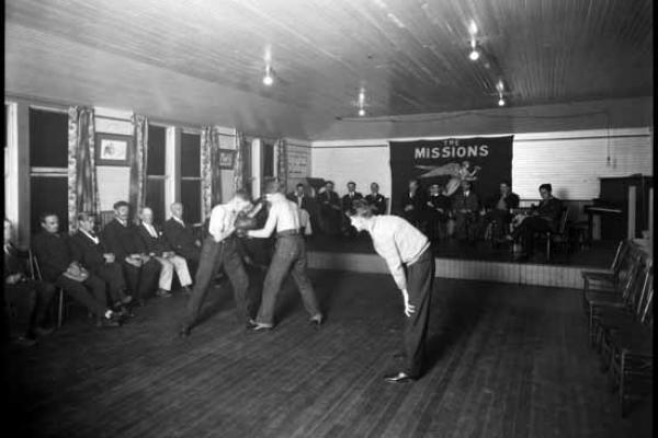 Seamen's Institute Boxing, September 12, 1927. Vancouver Public Library Archives