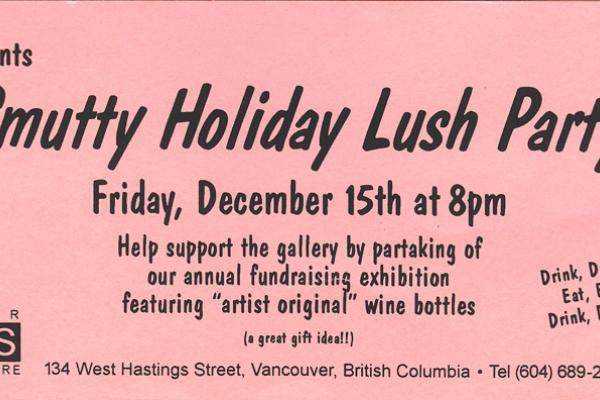 Flyer The Smutty Holiday Lush Party