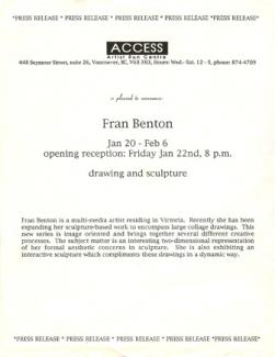 Press Release Drawing and Sculpture