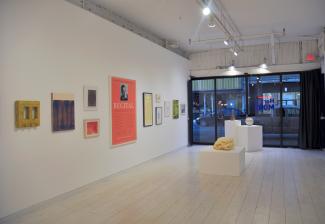 installation view of group exhibition