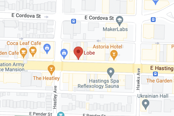 google map of Lobe's location
