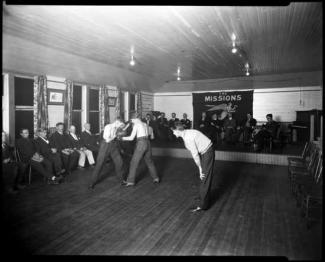 Seamen's Institute Boxing, September 12, 1927. Vancouver Public Library Archives