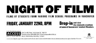 Flyer Night of film