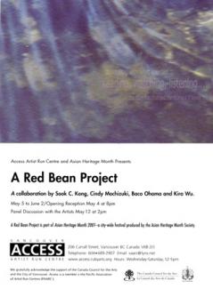Flyer Red Bean