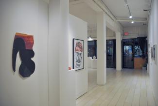 installation view of group exhibition