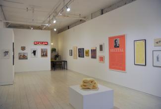 installation view of group exhibition